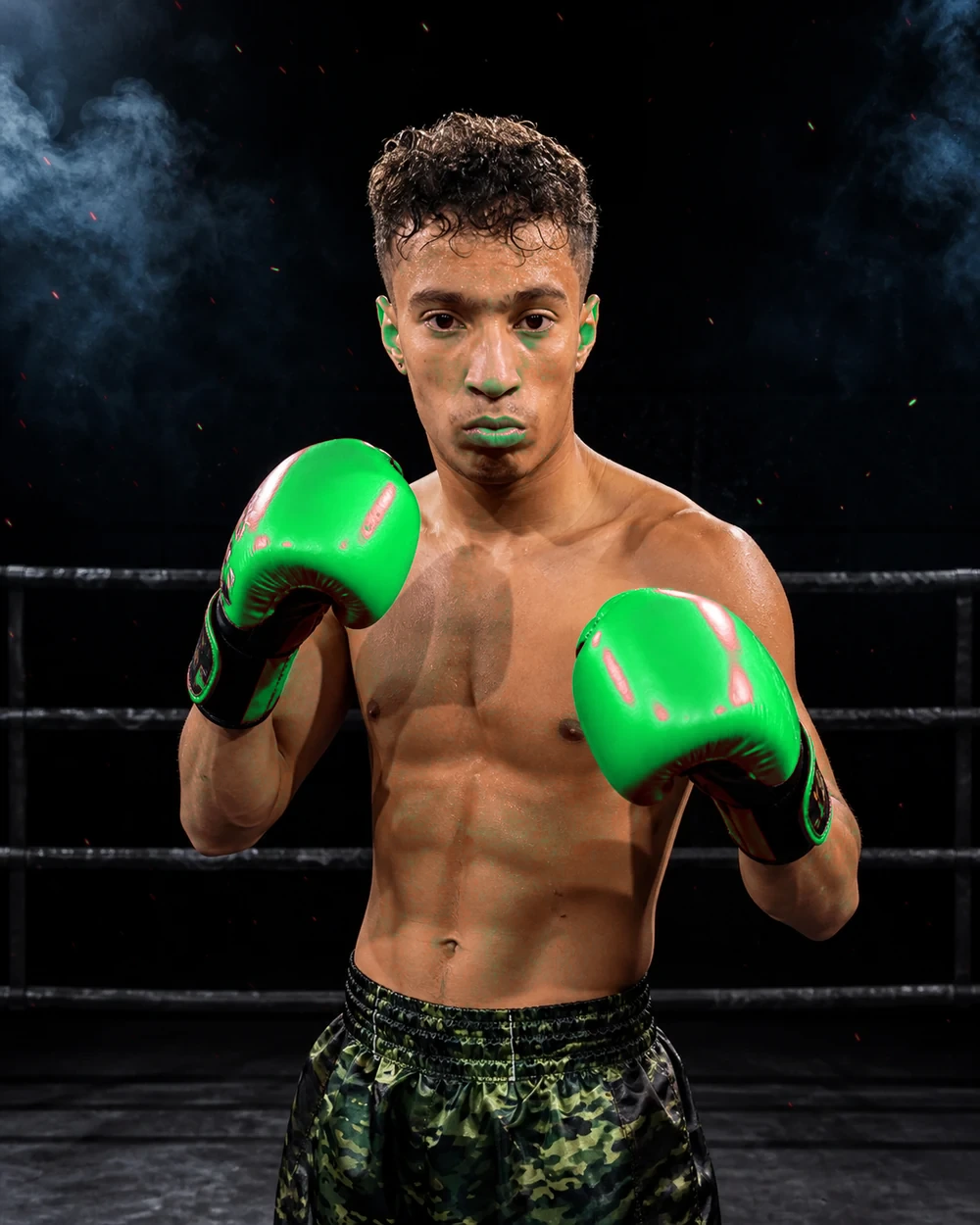 Portrait de Matéo R., combattant USP Boxing Thai
